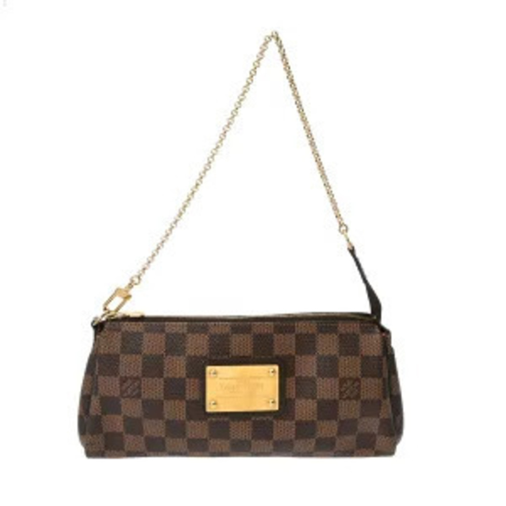 Louis Vuitton Damier Eva Ebene Brown Canvas Shoulder Bag